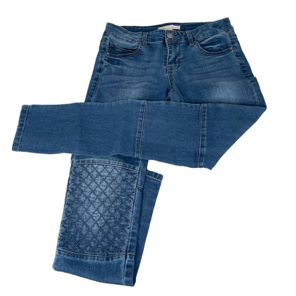 Life In Progress Stacked Skinny Moto Jeans Blue Size 27 - Picture 4 of 9